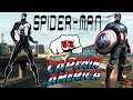 BLACK SPIDER-MAN VS CAPTAIN AMERICA - EPIC SUPERHEROES BATTLE - GTA IV