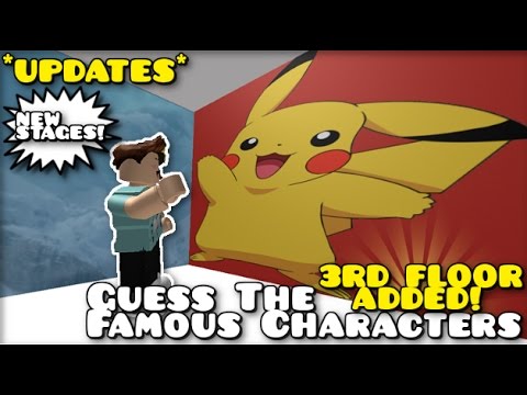 3rd Floor Roblox Guess The Famous Characters Pokemon Youtube - guess that pokemon roblox