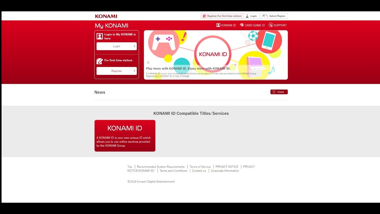 How To Register At Konami Id Youtube