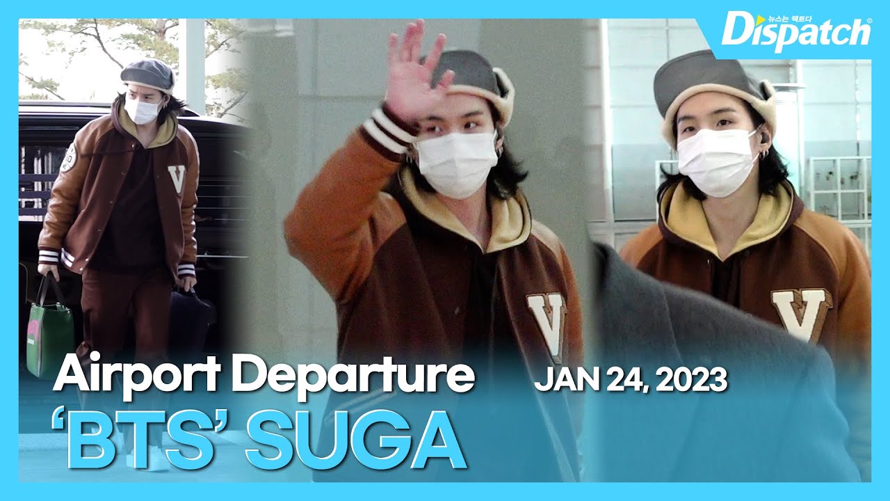 SUGA(BTS), Incheon International Airport DEPARTURE 