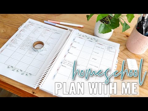 HOMESCHOOL PLAN WITH ME 2023 | Anna Vance Paper Co Homeschool Planner PDF