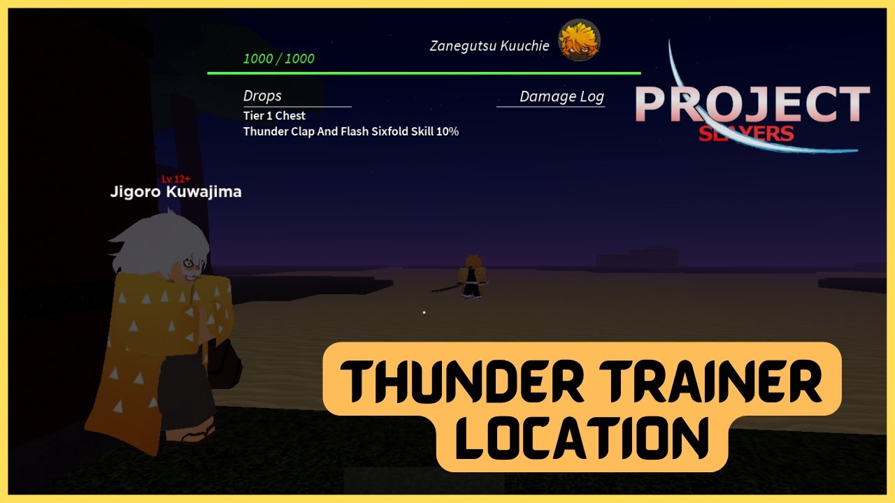 Thunder Trainer Location How to get to Thunder Trainer Location