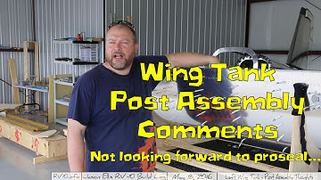 RV-10 Wings - 022 - Left wing post assembly thoughts and comments