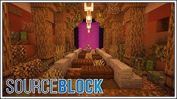 SourceBlock: Episode 19 - NEW NETHER PORTAL & PRANKED!!! [Minecraft 1.14 Survival Multiplayer]