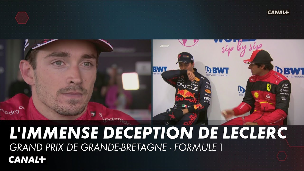 L'immense déception de Charles Leclerc - Grand Prix de Grande-Bretagne ...