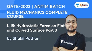 L-15 | Hydrostatic Force on Flat and Curved Surface Part 3 | Fluid Mechanics | Shakil Pathan