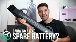 2019 Specialized Levo - How to carry a spare battery in an Evoc Backpack -  YouTube