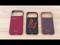 PITAKA Harvard Crimson PitaTap™ Edge Ultra Slim Case for iPhone 17 Pro Max - Photo Gallery