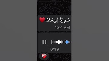 احترم القرآن اقل من دقيقه راحه نفسيه والله ♥️ مشااار العفاسي سورة يوسف#قران_كريم #تلاوة_خاشعة #قرآن