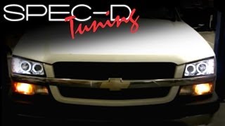 SPECDTUNING INSTALLATION VIDEO: 2003-2006 CHEVY SILVERADO HEAD LIGHTS / PROJECTOR HEAD LIGHTS SPECDTUNING INSTALLATION VIDEO: 2003-2006 CHEVY SILVERADO HEAD LIGHTS / PROJECTOR HEAD LIGHTS