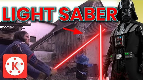 cheap trick to create light saber|VFX in kinemaster|how to create light saber in kinemaster#vfx