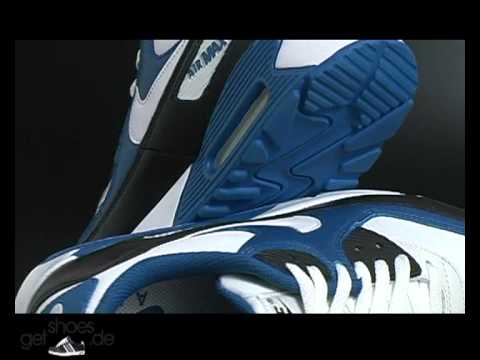 Nike Air Max 90 Premium Wei/Blau/Schwarz bei getsh...