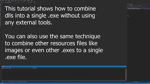.NET Merge DLLs into single .exe