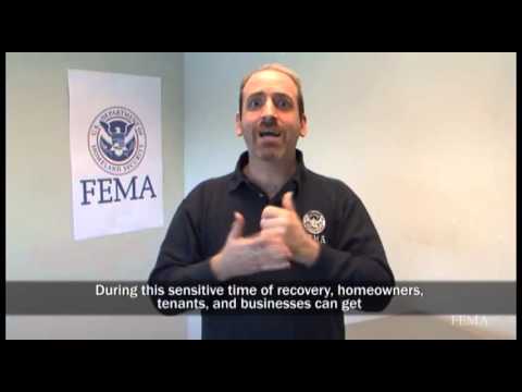 FEMA   Apply for Assistance   American Sign Language ASL