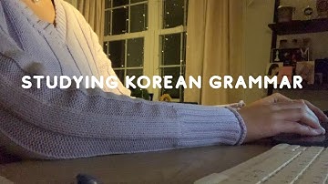 how i study korean grammar