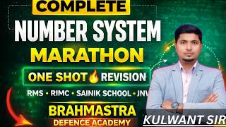 Complete Number System Marathon part - 2 🔥 | One Shot Revision | Sainik School/RMS/RIMC | 6 &amp; 9 |