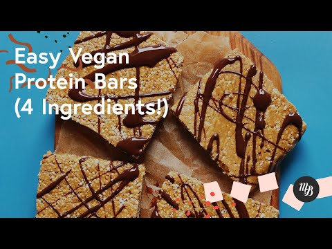 No-Bake Vegan Protein Bars (4 Ingredients!) | Minimalist Baker Recipes