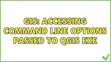 GIS: Accessing Command line options passed to QGIS exe