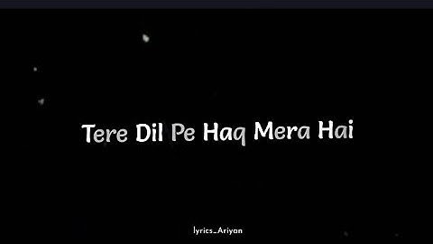 Ek Deewane ki Deewaniyat || 𝐁𝐥𝐚𝐜𝐤 𝐬𝐜𝐫𝐞𝐞𝐧 𝐋𝐲𝐫𝐢𝐜𝐬 𝐒𝐨𝐧𝐠 𝐗𝐦𝐥 | 🔥📩 | 𝐥𝐲𝐫𝐢𝐜𝐬 𝐯𝐢𝐝𝐞𝐨 | | 𝐛𝐥𝐚𝐜𝐤 𝐬𝐜𝐞𝐞𝐧 𝐱𝐦𝐥 ||