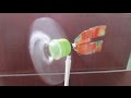 Cómo hacer un molinillo de viento utilizando botella de plástico | Fabricación de juguetes