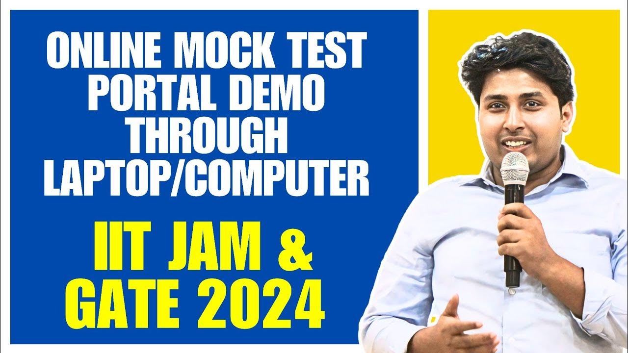 Online mock test portal Demo through IITJAM & GATE 2024 Mathstats