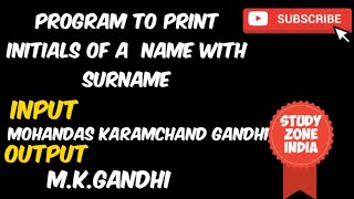 Famous 🔴 PROGRAM TO PRINT INITIALS OF A NAME WITH SURNAME || CLASS 10 || JAVA || ICSE Net Worth