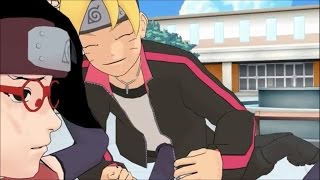 Boruto le hace una broma a Sasuke (BORUSARA)