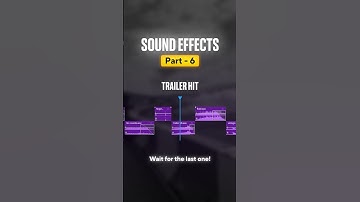 [Part 6] Best SFX for video editing #cinematic #sounddesign #soundeffects