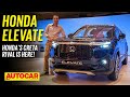 2023 Honda Elevate - New Honda SUV is here to take on the Hyundai Creta | First Look | Autocar India