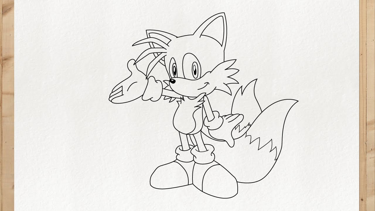 tutorial #desenho #draw #desenhando #sonic #tails