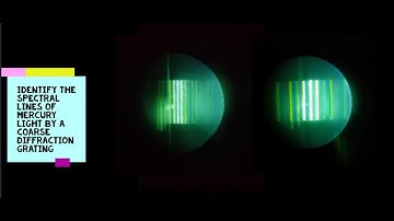 Identify the spectral lines of Mercury light by a coarse diffraction grating
