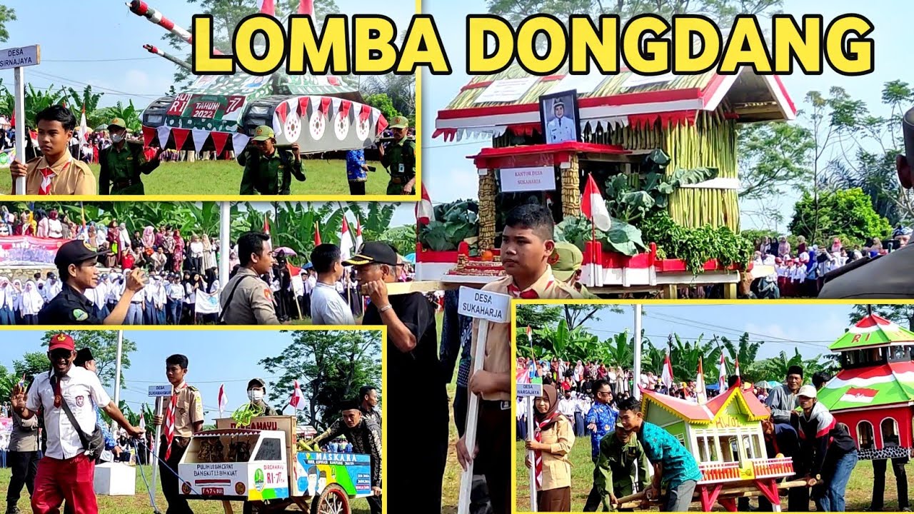 Viralkan..!! Lomba Dongdang Hiasan Unik Kreatif Keren - Parade Budaya Adat Seni HUT RI 77