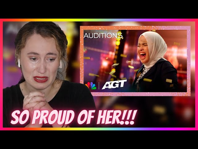 Putri Ariani receives the GOLDEN BUZZER on AGT 2023 | Mireia Estefano Reaction Video class=