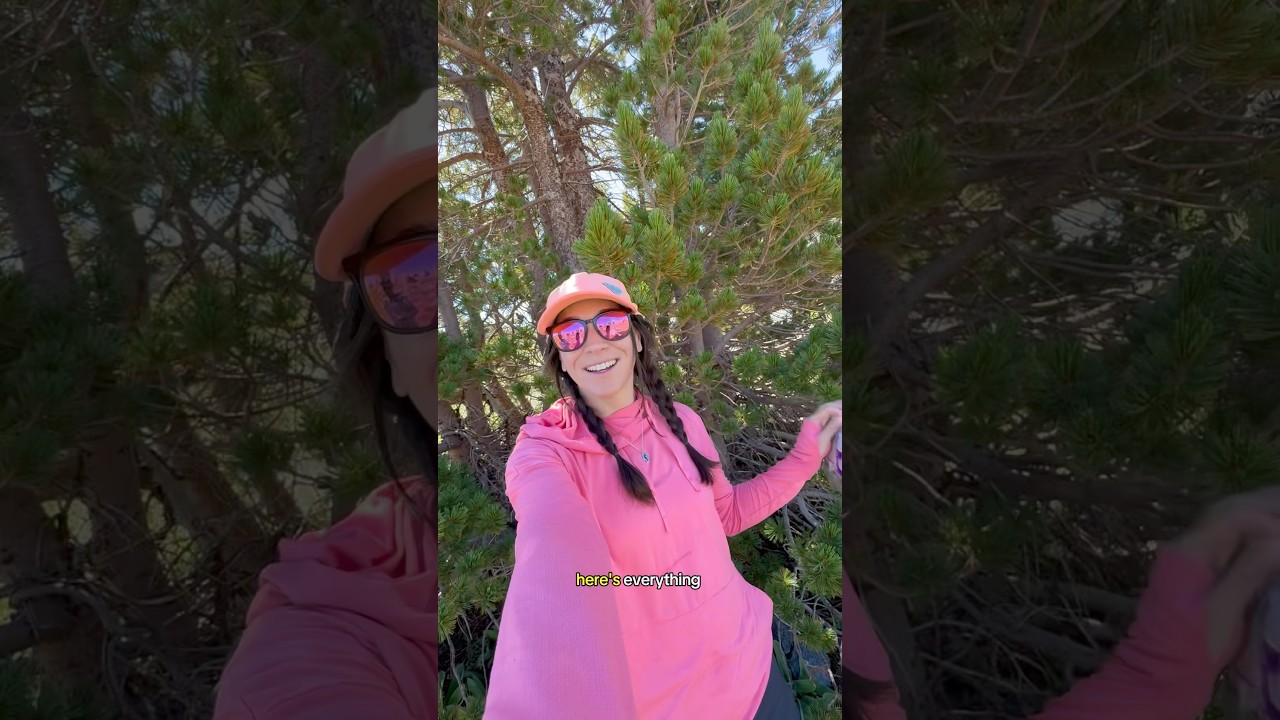 Everything I ate while hiking for snow in August!• lol 