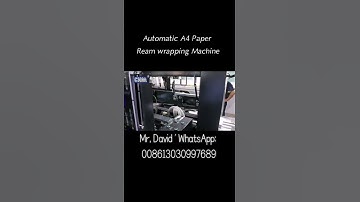 Automatic A4 Paper Ream wrapping Machine