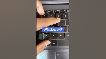 How to open run command in laptop/pc #shorts #youtubeshorts
