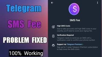 Telegram SMS Fee Problem Fixed In iPhone | 100% Working | 2025