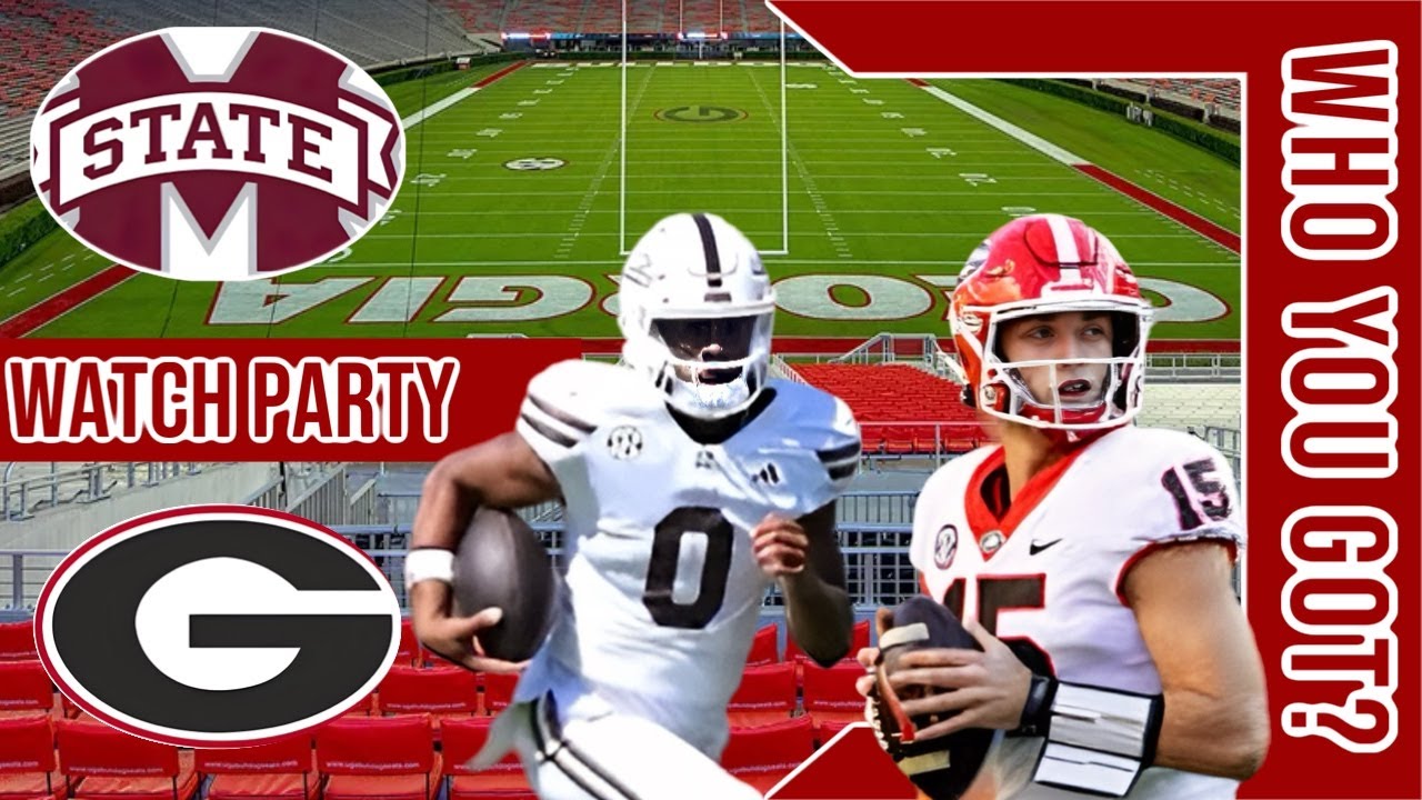 Mississippi St Bulldogs vs Georgia Bulldogs | Live Play by Play ...