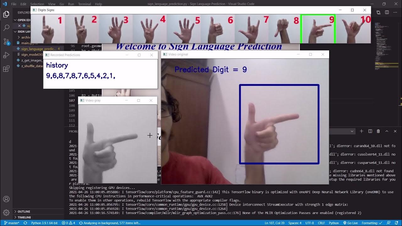 Sign Language Recognition using CNN - YouTube
