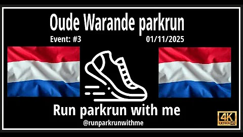Oude Warande parkrun ???? - Event: 3 - 01/11/2025 #parkrun #oudewarande #netherlands