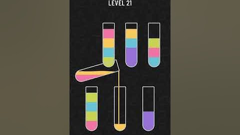 Water Sort Puzzle level 21 pro Gameplay walkthrough