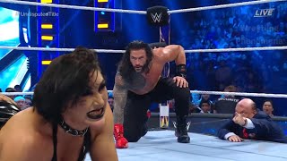 WWE 26 October 2023 Roman Reigns Vs Rhea Ripley Undisputed Championship Full Match Highlights