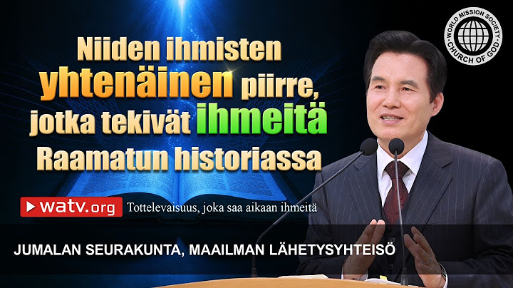 Tottelevaisuus, joka saa aikaan ihmeitä | Jumalan seurakunta