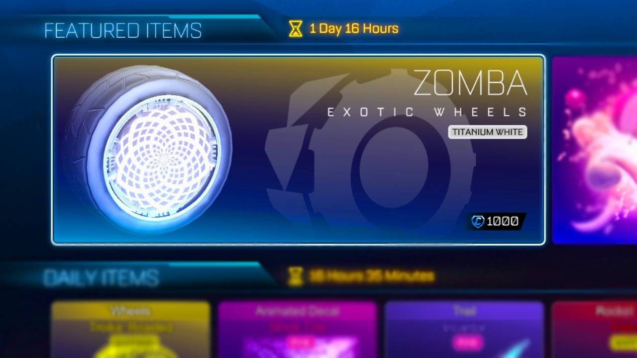 WHITE ZOMBA IN THE ITEM SHOP RIGHT NOW YouTube