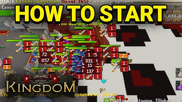 How To Start This *New RSPS* And Get Insane Drops Fast! Kingdom RSPS