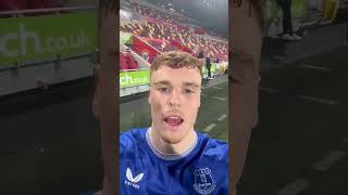 Jake Obrien After Scoring The Equaliser Against Brentford.