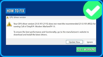 How To Fix Warzone 3 GPU Driver Version Error Message (2024)