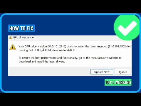 How To Fix Warzone 3 GPU Driver Version Error Message (2024)