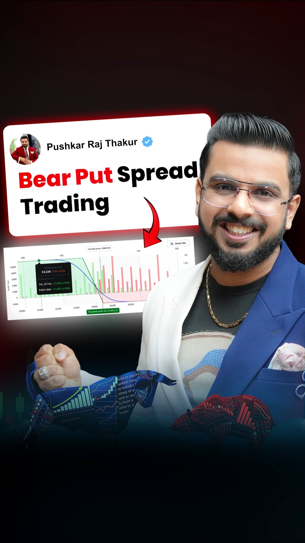 #Day66 || Bear Put Spread Trading