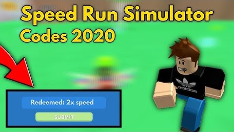 ALL *WORKING* CODES IN Speed Run Simulator 2020 - Roblox